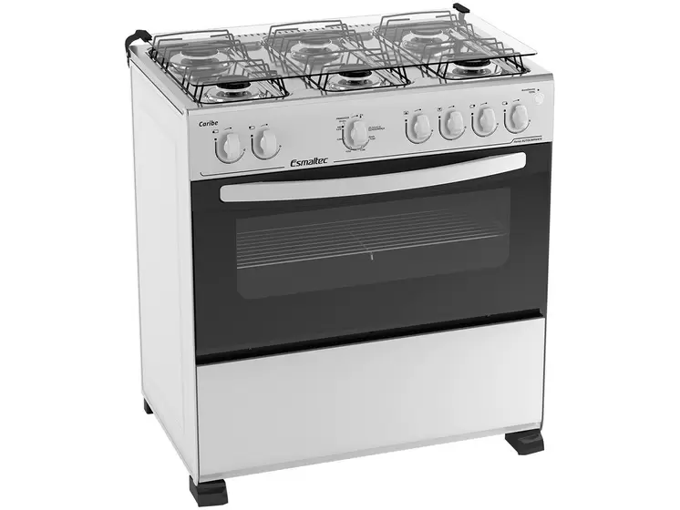 Fogão 6 Bocas Esmaltec Branco