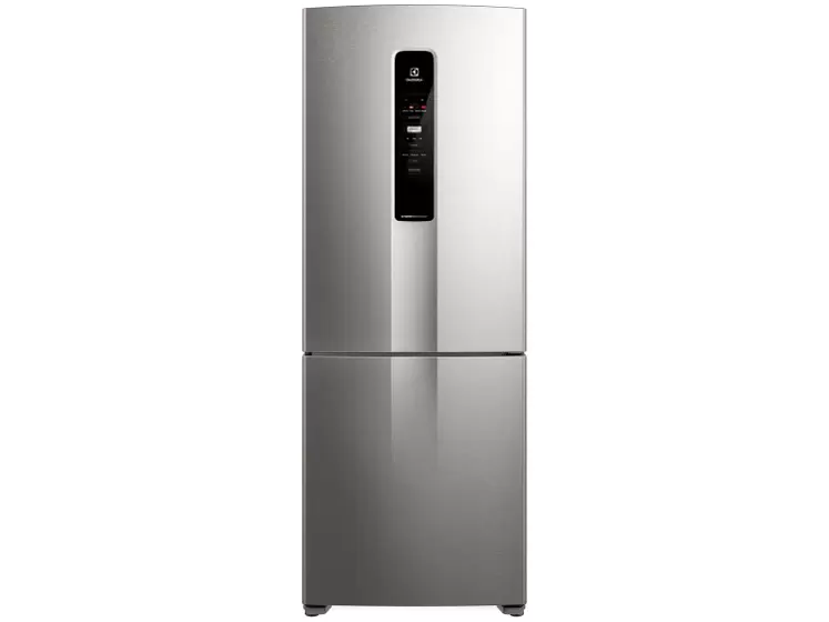 Geladeira Electrolux Inverse Cinza 490L